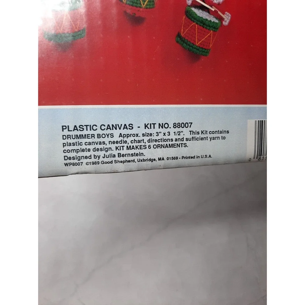 Good Shepherd Plastic Canvas Christmas Ornaments Drummer Boys 88007